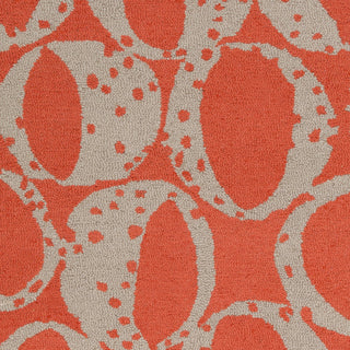 Surya Decorativa DCR-4015 Rust Hand Tufted Area Rug by Lotta Jansdotter Sample Swatch