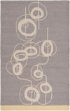 Surya Decorativa DCR-4017 Grey Area Rug by Lotta Jansdotter 5' x 8'