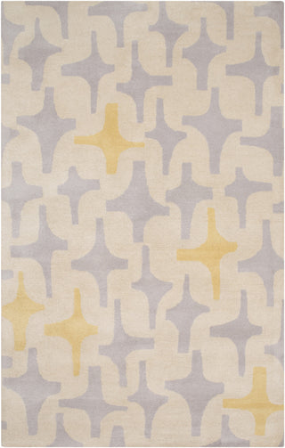 Surya Decorativa DCR-4018 Gold Area Rug by Lotta Jansdotter 5' x 8'