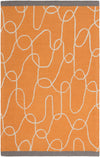 Surya Decorativa DCR-4022 Burnt Orange Area Rug by Lotta Jansdotter 5' x 8'