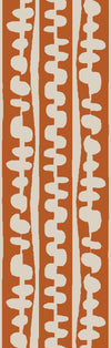 Surya Decorativa DCR-4028 Orange Area Rug by Lotta Jansdotter 2'6'' X 8' Runner