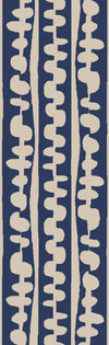 Surya Decorativa DCR-4030 Blue Area Rug by Lotta Jansdotter 2'6'' X 8' Runner