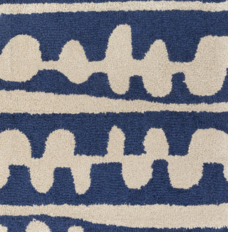 Surya Decorativa DCR-4030 Blue Area Rug by Lotta Jansdotter Sample Swatch