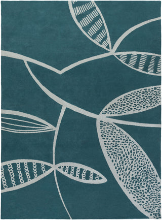 Surya Decorativa DCR-4038 Blue Hand Tufted Area Rug by Lotta Jansdotter 8' X 11'