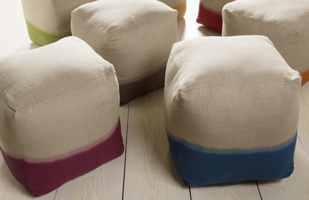 Surya Dip Dyed DDPF-001 Pouf Style Shot Feature