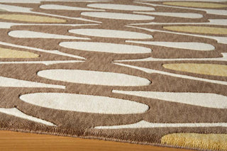 Momeni Deco DC-02 Cocoa Area Rug Corner Shot