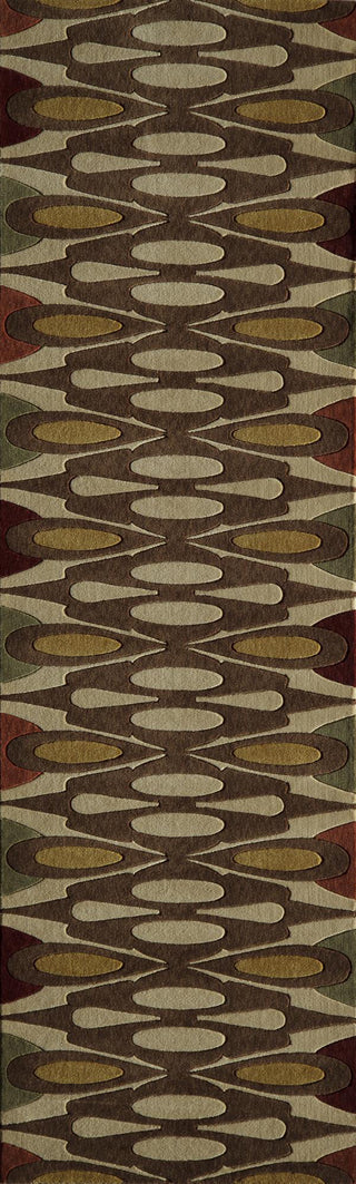 Momeni Deco DC-02 Cocoa Area Rug Closeup