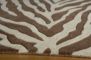 Momeni Deco DC-16 Brown Area Rug Closeup