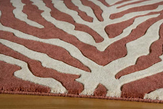 Momeni Deco DC-16 Salmon Area Rug Corner Shot