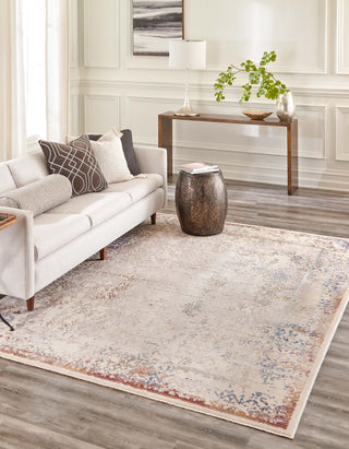 Unique Loom Deepa T-DIPA10 Ivory Area Rug Rectangle Lifestyle Image Feature