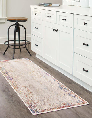 Unique Loom Deepa T-DIPA10 Ivory Area Rug Runner Lifestyle Image