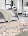 Unique Loom Deepa T-DIPA2 Ivory and Gray Area Rug Rectangle Lifestyle Image Feature