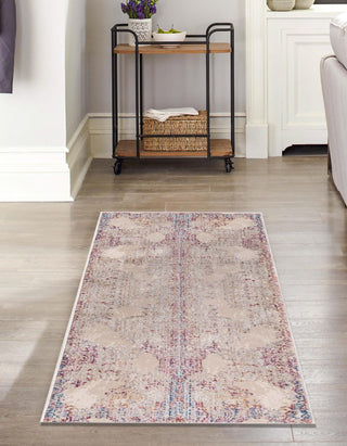 Unique Loom Deepa T-DIPA5 Ivory Area Rug Runner Lifestyle Image