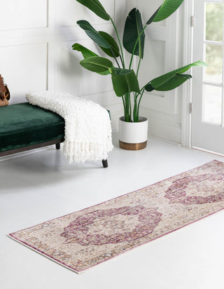 Unique Loom Deepa T-DIPA8 Lavender Area Rug Runner Lifestyle Image