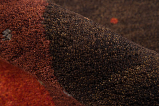 Momeni Desert Gabbeh DG-01 Brown Area Rug Detail Shot