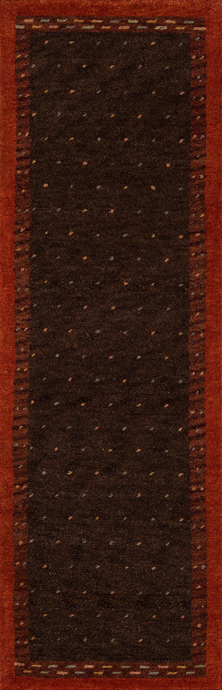 Momeni Desert Gabbeh DG-01 Brown Area Rug Runner