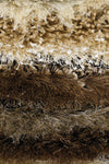 Chandra Delight DEL-14801 Brown/Taupe/Ivory/Gold Area Rug Close Up