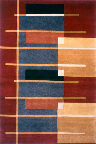 Momeni Delano DE-01 Burgundy Area Rug main image