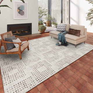 Dalyn Delano DA1 Ivory Area Rug Room Image Feature