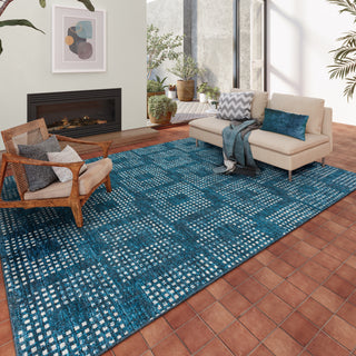 Dalyn Delano DA1 Navy Area Rug Room Image Feature