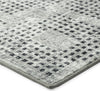 Dalyn Delano DA1 Pewter Area Rug Corner Image