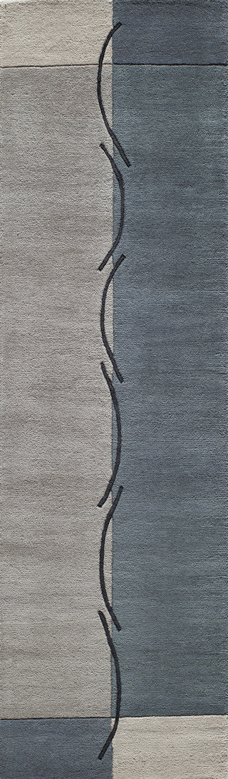 Momeni Delhi DL-16 Grey Area Rug Close up