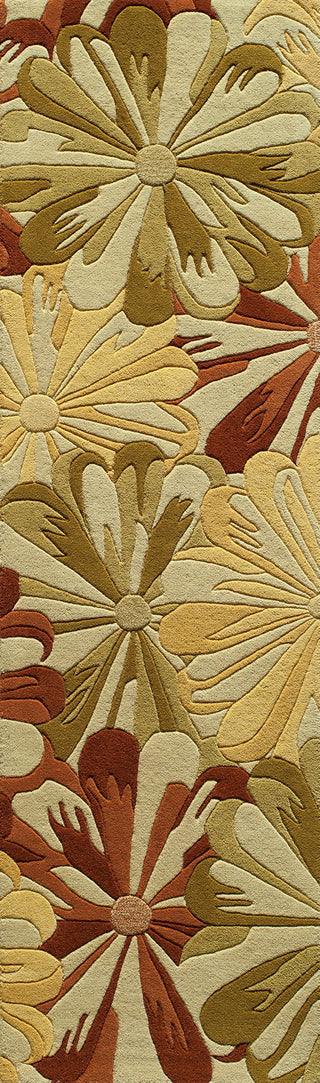 Momeni Delhi DL-19 Gold Area Rug Closeup