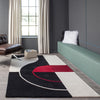 Momeni Delhi DL-22 Black Area Rug Room Scene Feature