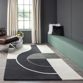 Momeni Delhi DL-22 Charcoal Area Rug Runner Feature