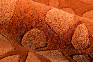 Momeni Delhi DL-33 Paprika Area Rug Detail Shot