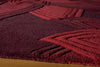 Momeni Delhi DL-40 Red Area Rug Closeup