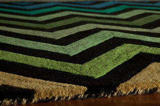 Momeni Delhi DL-41 Black Area Rug Corner Shot