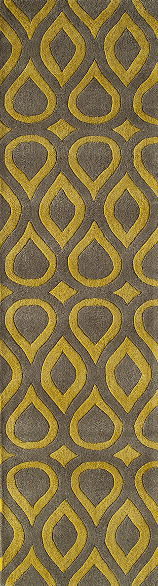 Momeni Delhi DL-45 Grey Area Rug Close up