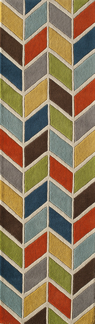 Momeni Delhi DL-47 Multi Area Rug Close up