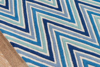 Momeni Delhi DL-48 Blue Area Rug Closeup