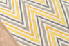 Momeni Delhi DL-48 Yellow Area Rug Closeup