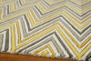 Momeni Delhi DL-48 Yellow Area Rug Closeup