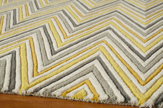 Momeni Delhi DL-48 Yellow Area Rug Closeup