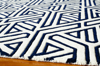 Momeni Delhi DL-51 Navy Area Rug Closeup