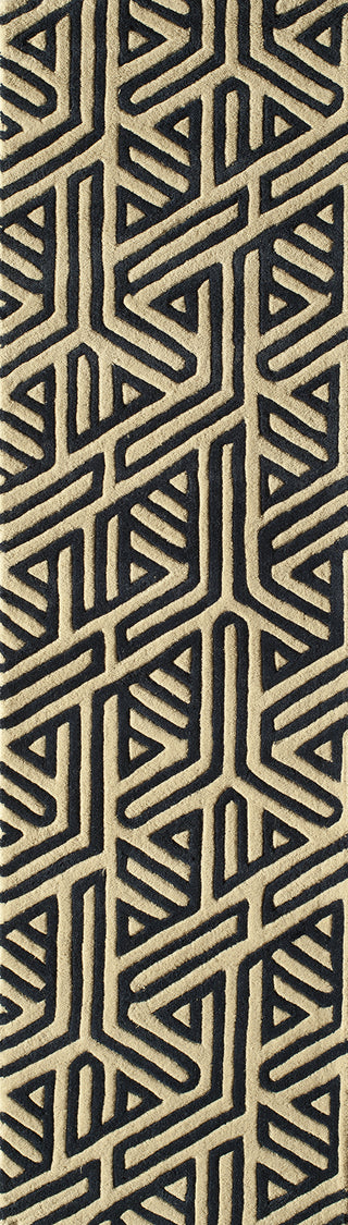 Momeni Delhi DL-51 Navy Area Rug Close up