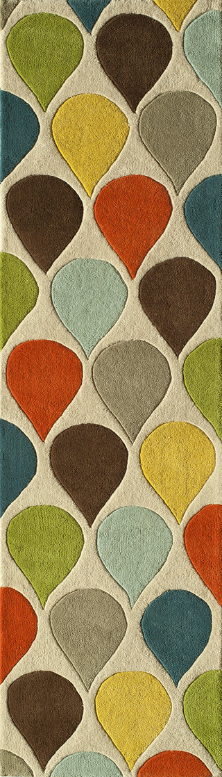 Momeni Delhi DL-54 Multi Area Rug Close up