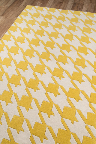 Momeni Delhi DL-55 Yellow Area Rug Corner Shot