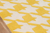 Momeni Delhi DL-55 Yellow Area Rug Closeup