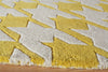 Momeni Delhi DL-55 Yellow Area Rug Close up