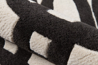 Momeni Delhi DL-57 Black Area Rug Detail Shot