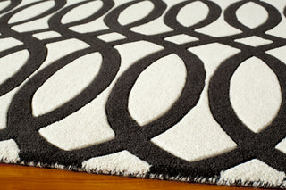 Momeni Delhi DL-57 Black Area Rug Closeup