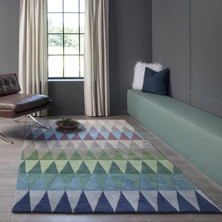 Momeni Delhi DL-59 Multi Blue Area Rug Runner Feature