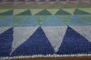 Momeni Delhi DL-59 Multi Blue Area Rug Closeup