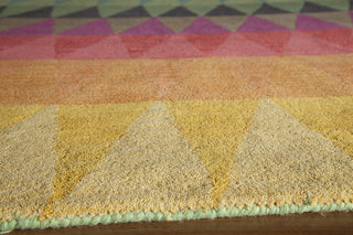 Momeni Delhi DL-59 Multi Red Area Rug Closeup