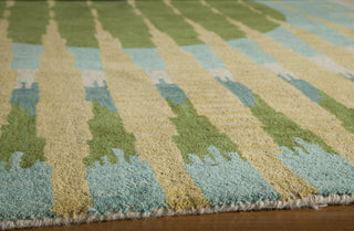 Momeni Delhi DL-60 Green Area Rug Closeup